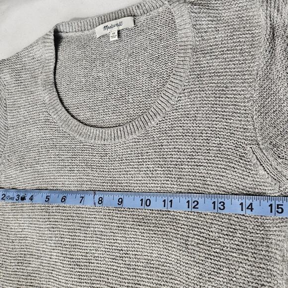 MADEWELL Gray Knit Pullover Sweater Women's Size XS - Picture 11 of 13